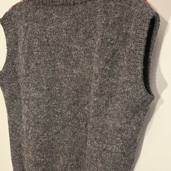 Peruvian Connection Men's Alpaca Wool Sweater V Neck Vest Medium Multicolor (G) - Picture 9 of 11